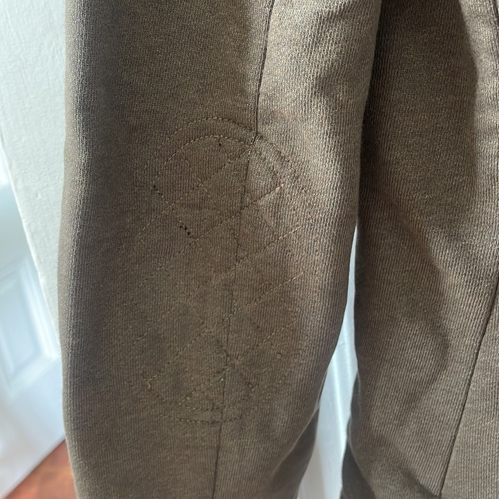 Vintage Ralph Lauren Rugby Olive Green Cotton Jacket Blazer With Leather Buttons - Picture 4 of 4